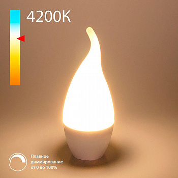 Лампа светодиодная диммируемая Elektrostandard E14 7W 4200K матовая BLE1450 a063764