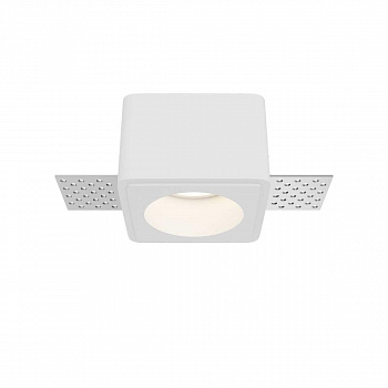 Встраиваемый светильник Maytoni Technical Gyps Modern DL123-GU10-01-W